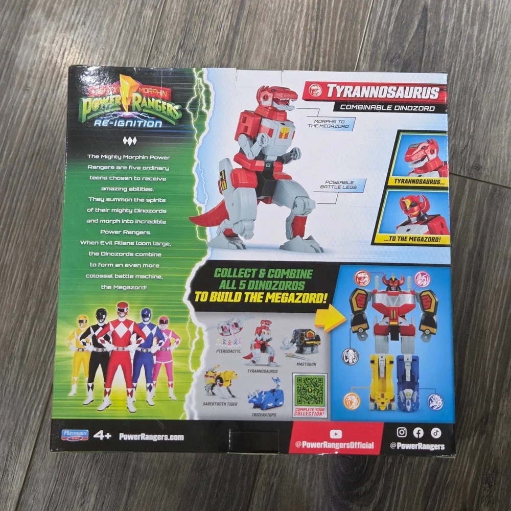 Power Rangers Re-Ignition Tyrannosaurus Dinozord Combinable Playmates 2026